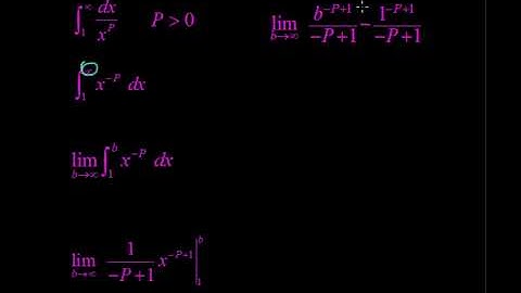 Improper Integrals video 3