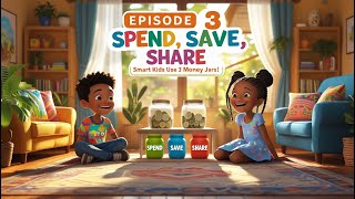 Spend, Save, Share – Smart Kids Use 3 Money Jars! | Fun Christian Money Lessons for Kids