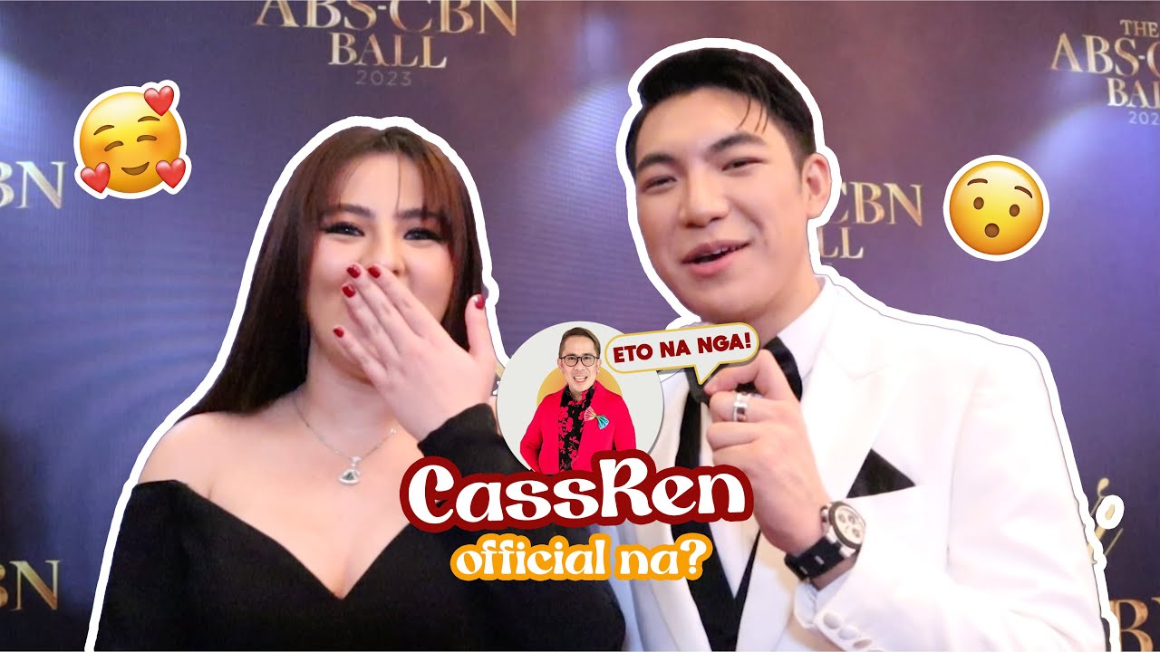Q&A with CassRen at the ABS CBN Ball | Papa Ahwel Paz