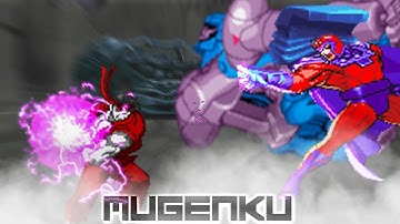 Metal Ryu vs Magneto. Marvel X-Men vs Street Fighter MUGEN