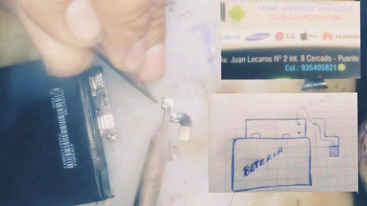 Nokia 2 ta 1023 reparar batería