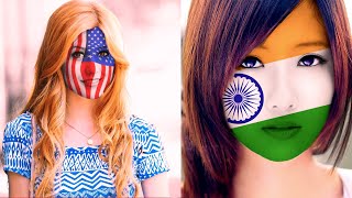 PicsArt Tutorial: FACE PAINT | PicsArt Editing Tutorial || independence day 2019 editing screenshot 3