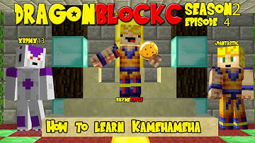 Dragon Block C 1.6.4 Season 2: How to Learn Kamehameha (Dragon Ball Z Minecraft EP 4)