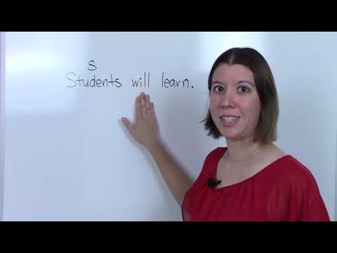 Diagramming Lesson 1: Subjects and Verbs