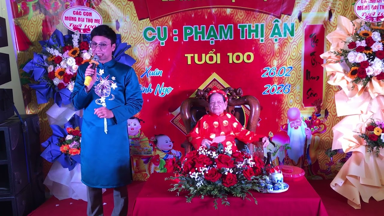 LỄ MỪNG ĐẠI THỌ CỤ PHẠM THỊ ẬN 100 TUỔI 