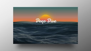 Deep Dive Ocean Water Effect for Wordpress