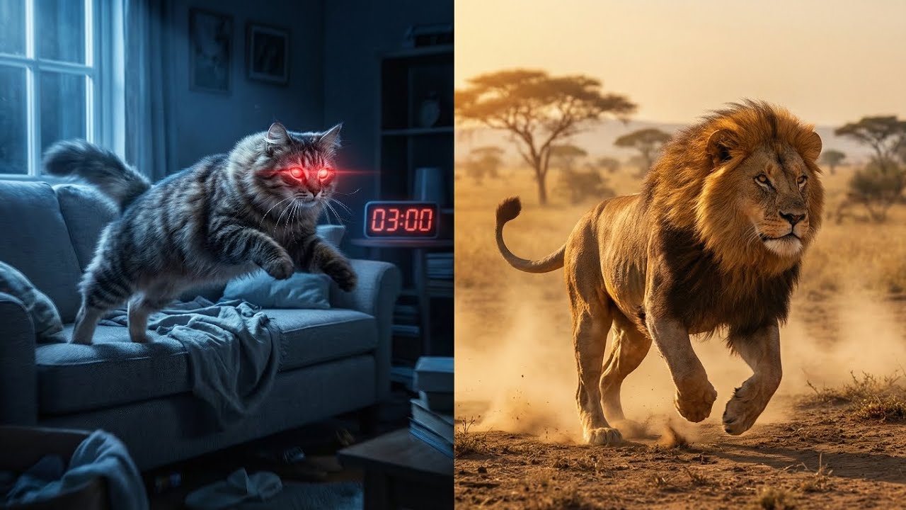 The REAL Reason Your Cat Goes Crazy at Night! 🦁 (It's Not Ghosts) 