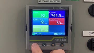Loading a configuration file in a Nanodac