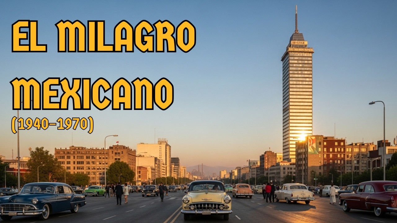 Cómo Era Vivir Durante el Milagro Mexicano (1940–1970) | (Reconstrucción por IA)