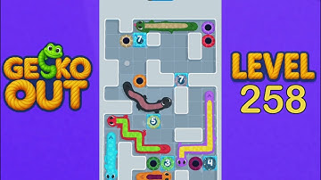 Gecko Out Level 258 Solution | Step by Step Walkthrough