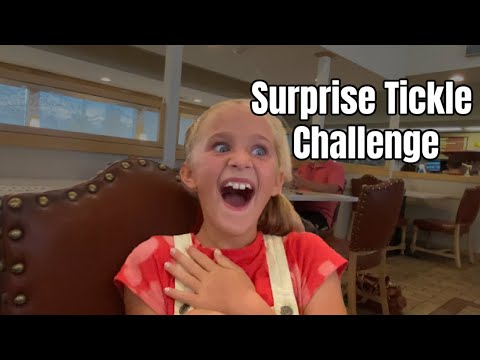 Tickle Challenge - Surprise Unexpected Places!!