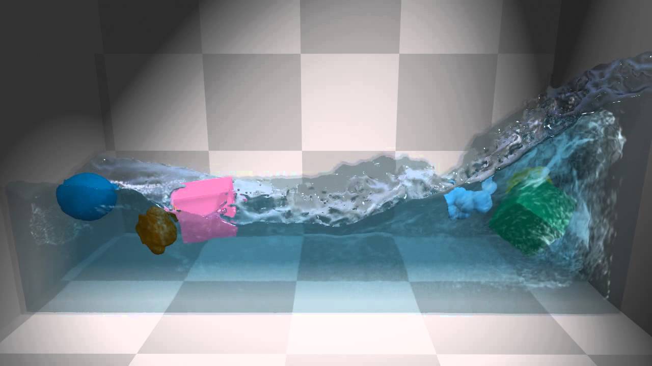 Position Based Fluids TwoWay Coupling with Rigid Bodies YouTube