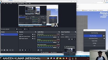 T. Naveen Kumar (MEB20049) / CFD Analysis of Lid Driven Cavity / CAE End Term