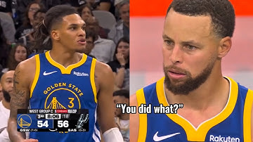 Steph Curry SHOCKED After Seeing Rookie Will Richard Do This 🔥