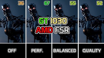 AMD FSR Test (GT 1030) || On vs Off FPS Comparison || How much difference?