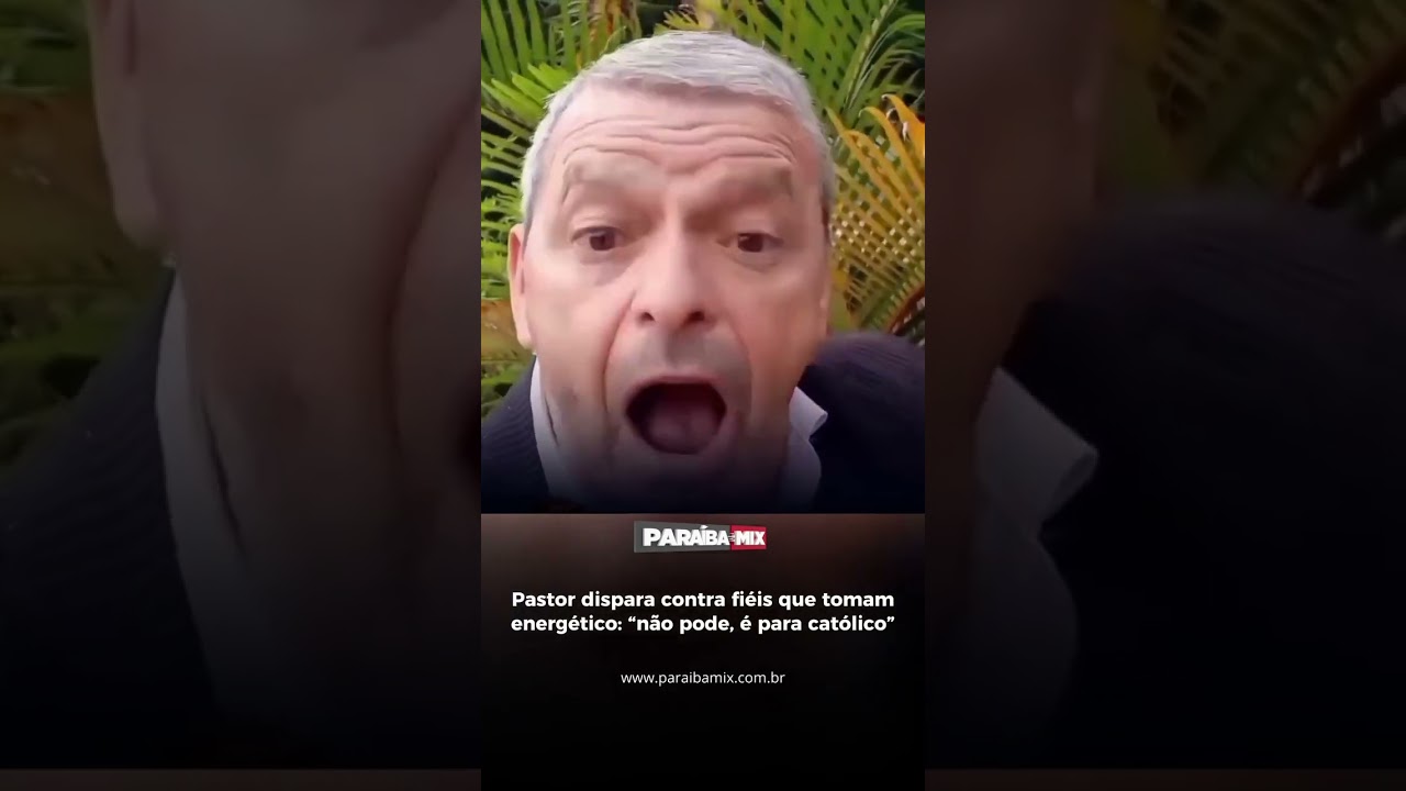 Pastor dispara contra fiéis que tomam energético: “não pode, é para católico"