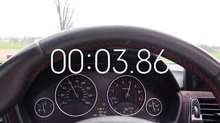 BMW F30 335i 0-60 Stage 1 (3.86 seconds)