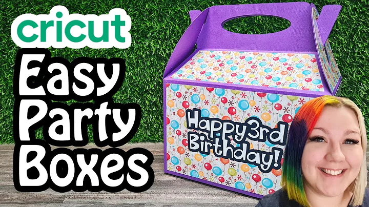 How to Make a Party Box with Your Cricut