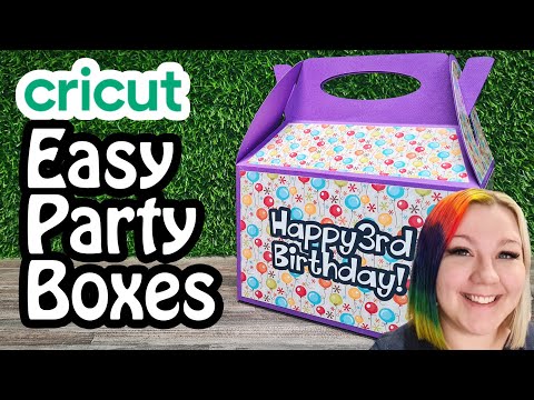 How to Make a Party Box with Your Cricut
