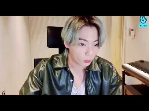 BTS Jungkook singing 'Blue and Grey' in his Vlive