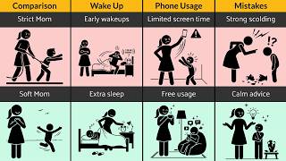 Strict Mom vs Soft Mom | Parenting Reality Every Child Understands screenshot 3