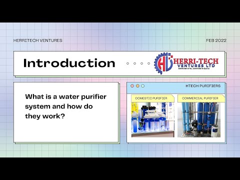 What is a water purifier? (video)