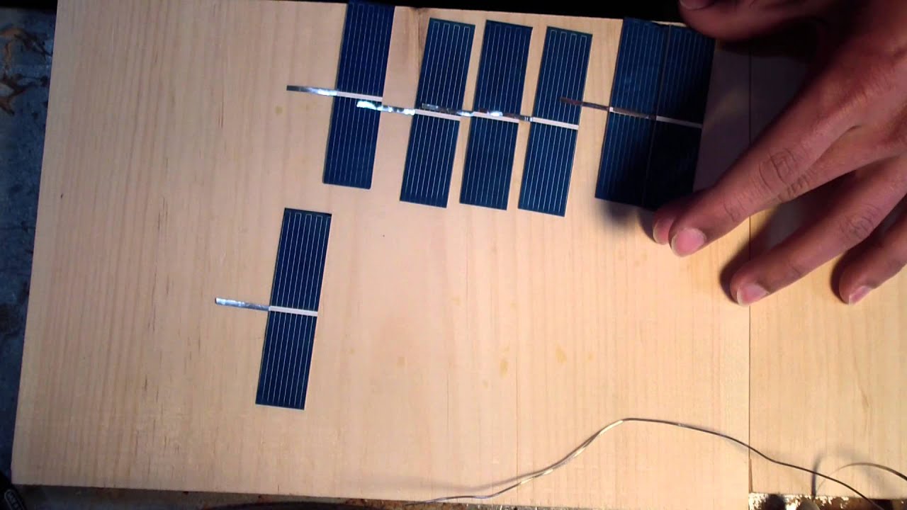 Solar Cell Soldering Pt 2 The Tops YouTube