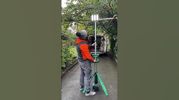 New Tripod site Light from Hikoki .. what a bit of kit #tooljunkies #tools #newtools #hikoki