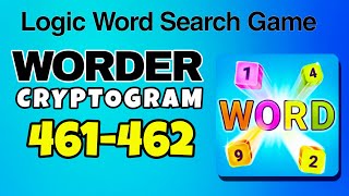 WORDER Logic Word Search Game level 461 462 screenshot 4