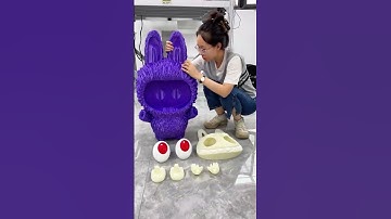 Printing a big Labubu with Dowell3d printer!#3dprinter #dowell3d#3dprinting #labubu