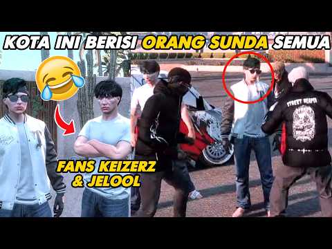 BERMAIN DI KOTA YANG BERISI ORANG SUNDA SEMUA !! ISCO KETEMU FANS KEIZERZ & JELOOL - GTA 5 ROLEPLAY