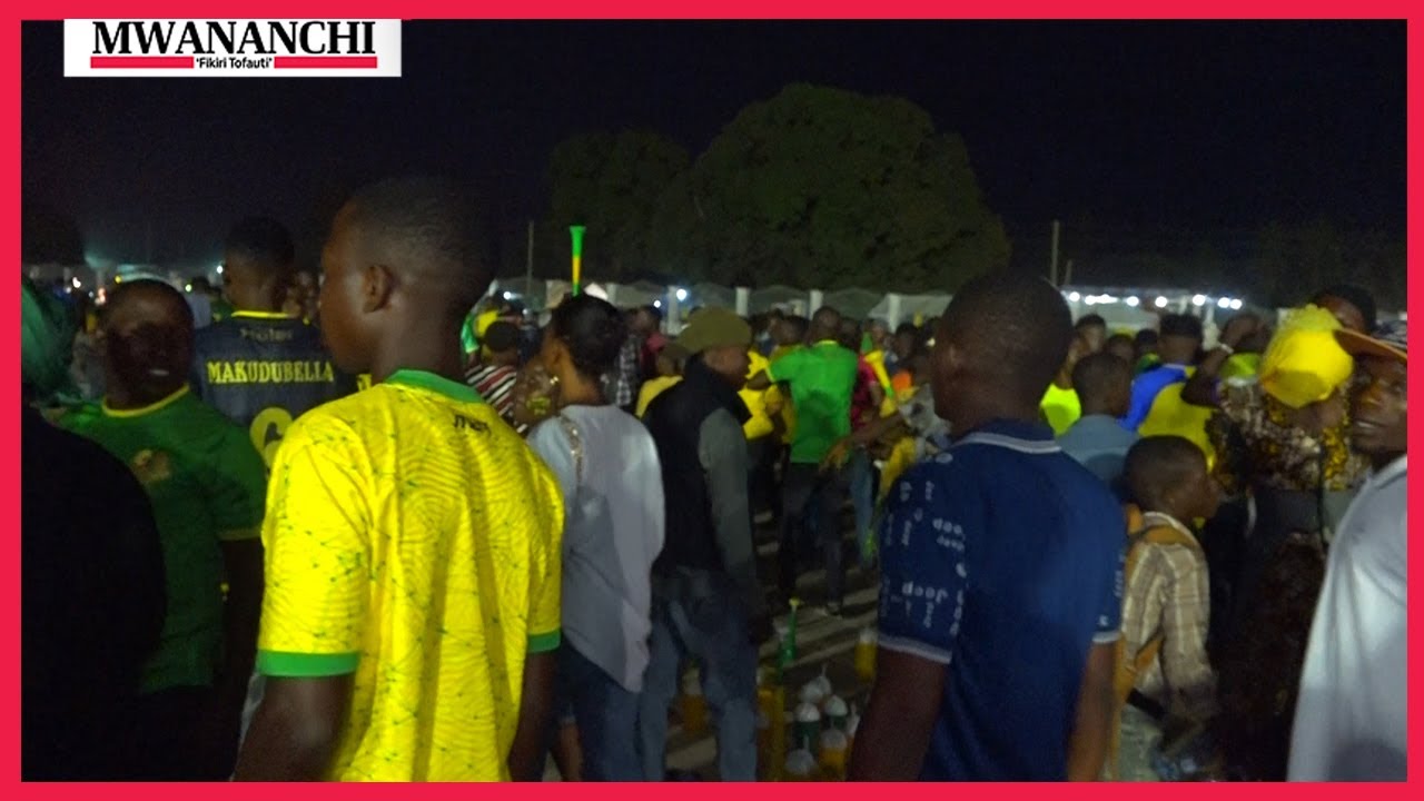 Vibe la mashabiki wa Yanga baada ya ushindi Azam Complex Chamazi - YouTube