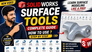81_SOLIDWORKS Surface Modeling 🚀 | All Surface Tools Explained | Beginner to Advanced