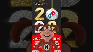 AVOID the Noid New Years Eve & get 20% OFF Everything online for pick-up
Valid throughout the Greater Charlotte area of NC, SC as well as Hickory, Chapel Hill areas.
Not valid at all locations.
Subscribe to our channel and stay in the loop on whats new and whats cool at Your Local Dominos!
Get to know us:
www.YouTube.com/YourLocalDominos
www.facebook.com/YourLocalDominos
www.instagram.com/YourLocalDominos
www.twitter.com/YourLocalDomino AVOID the Noid New Years Eve & get 20% OFF Everything online for pick-up