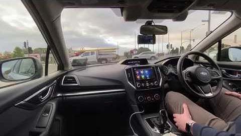 Self Driving 2018 Subaru Impreza - Short drive through town
