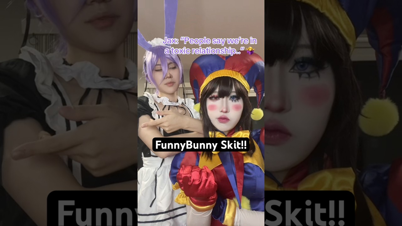 FunnyBunny is Back!! #theamazingdigitalcircus #cosplay #tadc #digitalcircus #funnybunny #pomni #jax