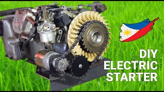 DIY Electric Starter for Petrol/Gasoline Engine using Bicycle Sprocket