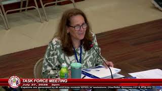 Task Force Meeting - Senator Telo T. Taitague - July 27, 2026  2pm