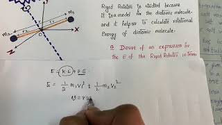 #RigidRotator Model #quantumchemistry