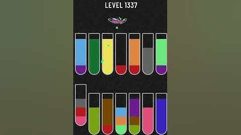 Water Sort Puzzle - Level  1337 & 1338