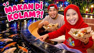 Download lagu AQILA EATS IN THE MIDDLE OF A FISH POND WITH THE TEAM! | A Day in Our Life