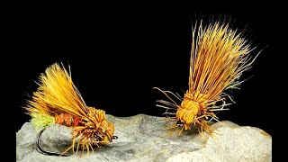 Tying an October Caddis - Tied by Matthias Dibiasi - DePunkt Fly