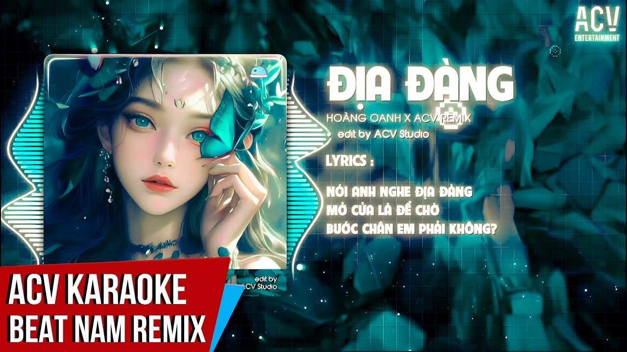 ĐỊA ĐÀNG  KARAOKE BEAT NAM REMIX HÁT LÀ HAY | Nói Anh Nghe Địa Đàng Mở Cửa Là Để...HÁT KARAOKE