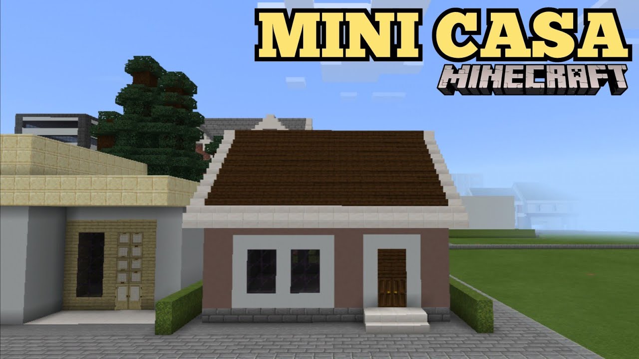 Construindo uma mini casa no Minecraft - YouTube