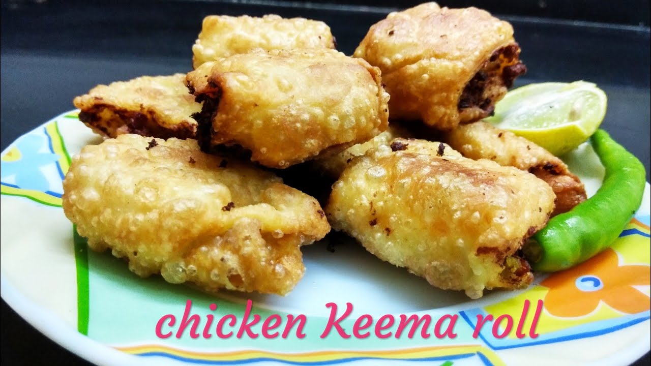 Qeema Rool Chicken Keema roll | Keema recipe | Ramadan special recipe | shabana's ...