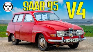V4 Saab 95 Estate Goes for a Drive!