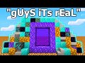 The FUNNIEST FAKE Minecraft Speedruns...