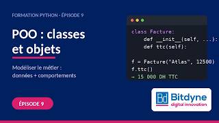 Python #9 — POO : classes et objets, modéliser le métier