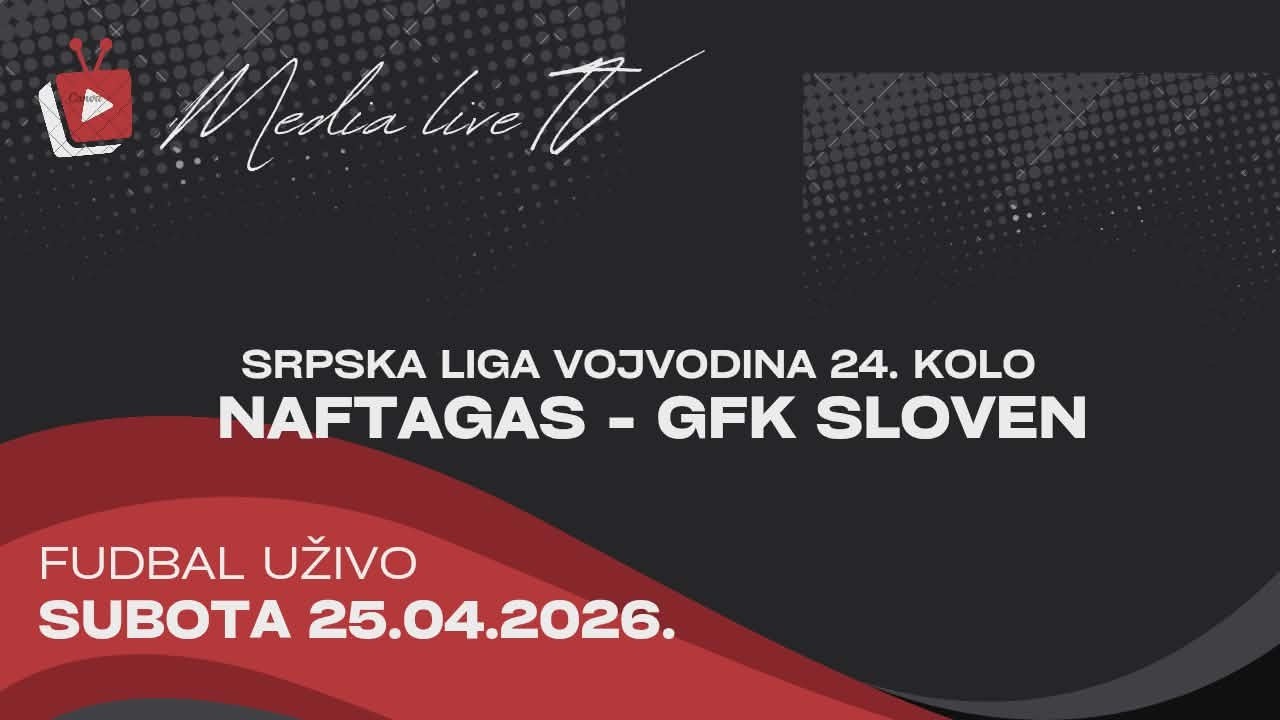 FK Naftagas (Elemir) - GFK Sloven (Ruma) UŽIVO (25.04.2026)