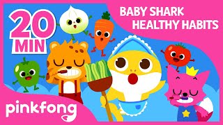 Baby Shark Healthy Habit Songs and more | +Compilation | Pinkfong Healthy Habits for Children